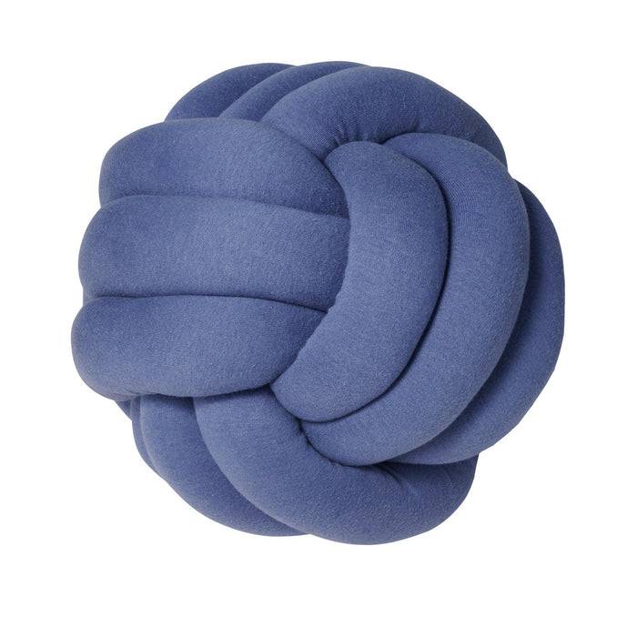 Nordic Coast Company Knotenkissen Jersey Blau Angebote