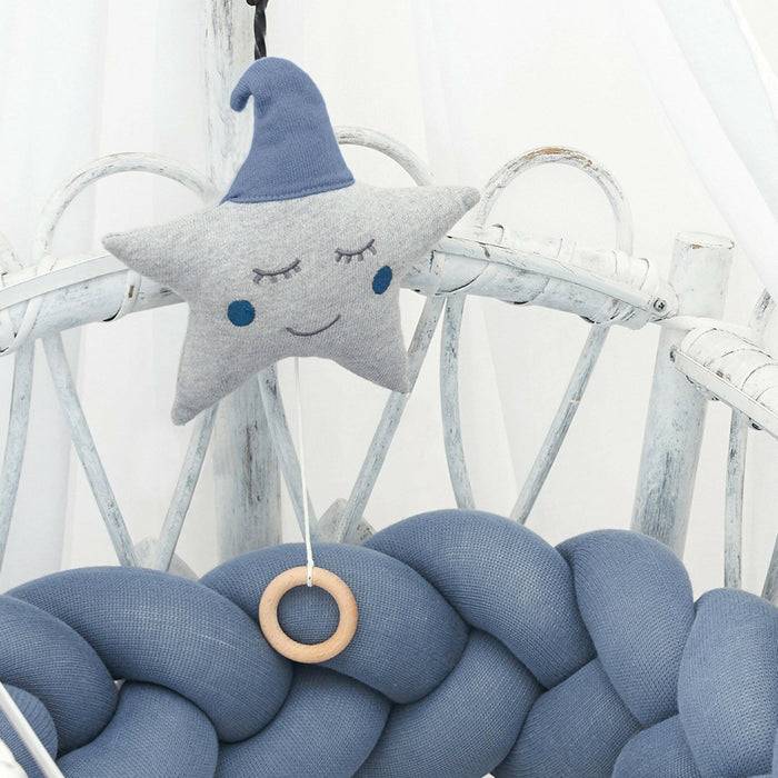 Nordic Coast Company Baby Set "Stern" Spieluhr + Rassel Blau Fabrikverkauf
