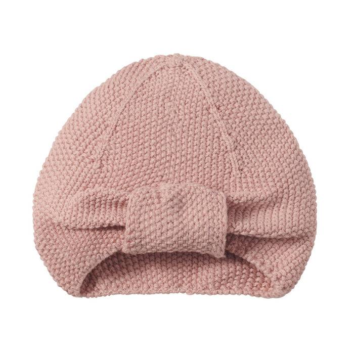Nordic Coast Company Baby Mütze Turban Set Altrosa + Natur Meist gekauft