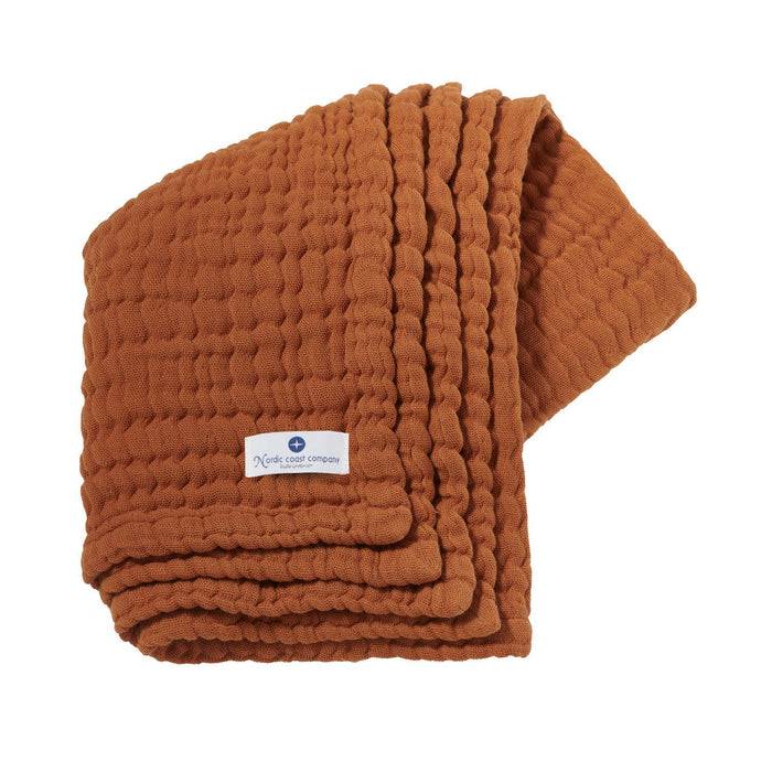 Nordic Coast Company Musselin Decke Zimt Preisnachlass