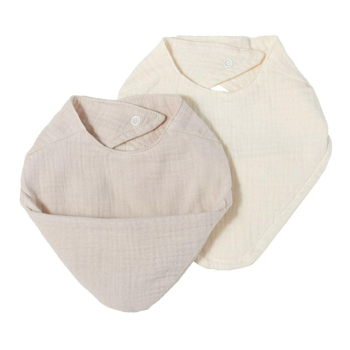 Nordic Coast Company Musselin Lätzchen-Set Sand & Natur Weihnachtsangebot