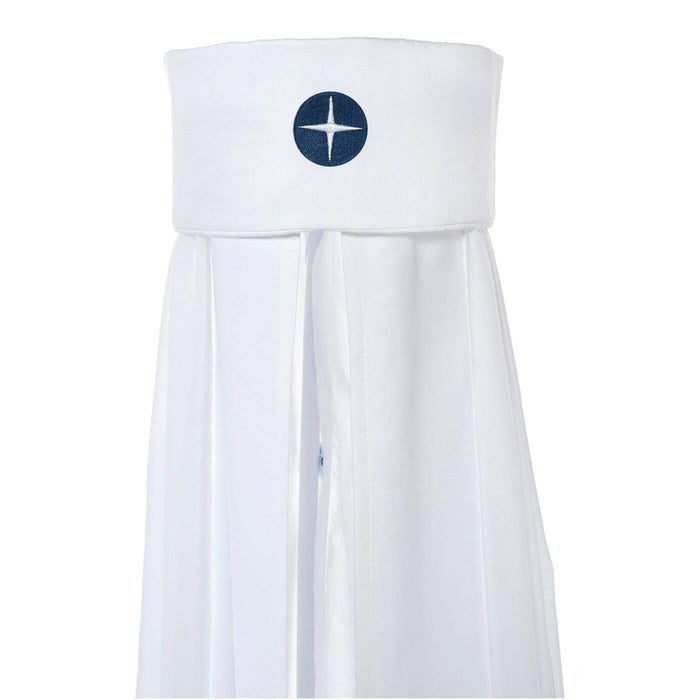 Nordic Coast Company Baby Betthimmel Weiß Dunkelblau Saisonale Angebote