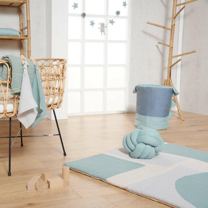 Nordic Coast Company Krabbeldecke Musselin Mint Letzte 2 Tage