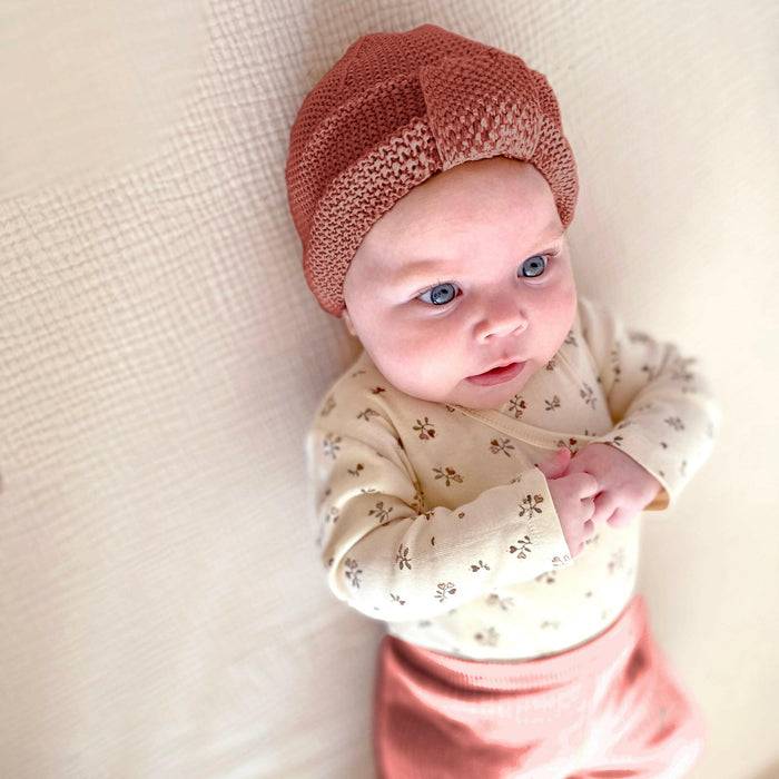Nordic Coast Company Baby Turban Kupfer zollfrei