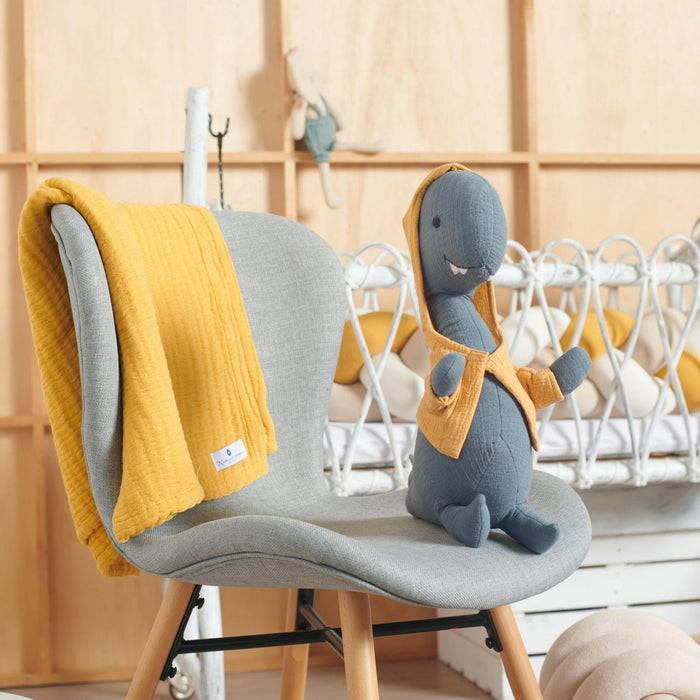 Nordic Coast Company Kuscheltier Musselin Dino Henry im Angebot