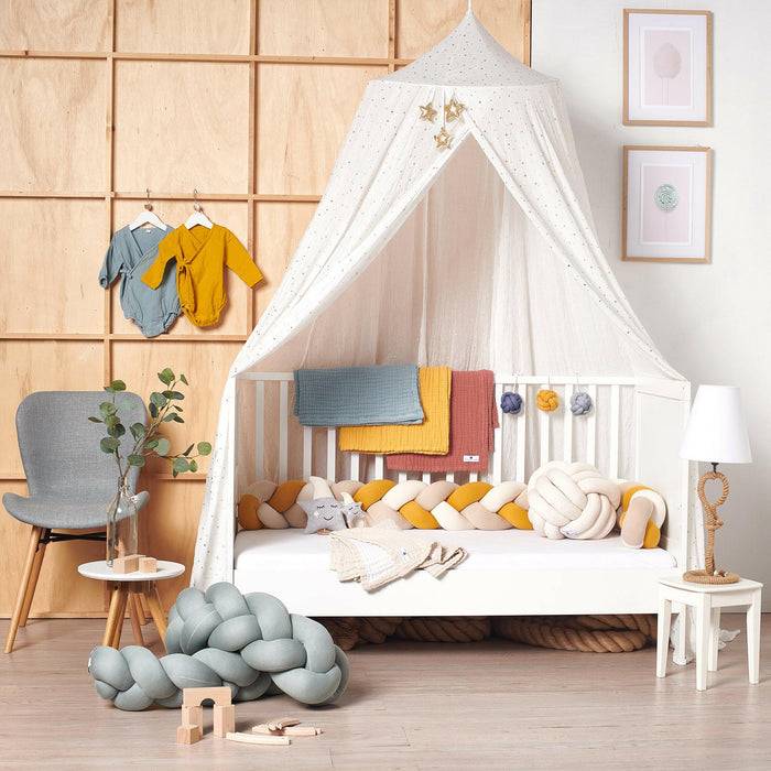 Nordic Coast Company Babygym Anhänger Set Knoten Blau Schlussverkauf