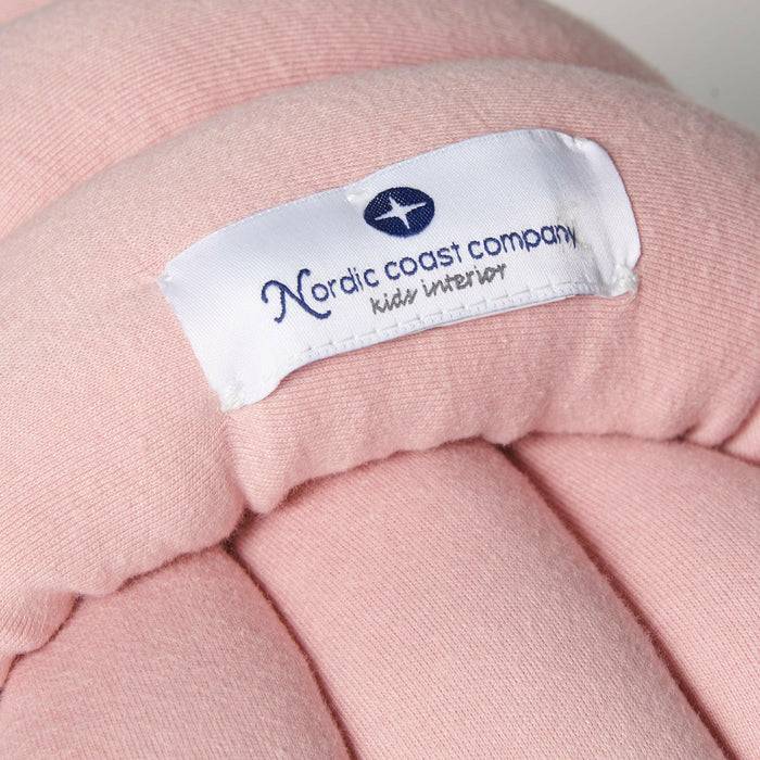 Nordic Coast Company Knotenkissen Jersey Rosa Zeitlich begrenztes Angebot