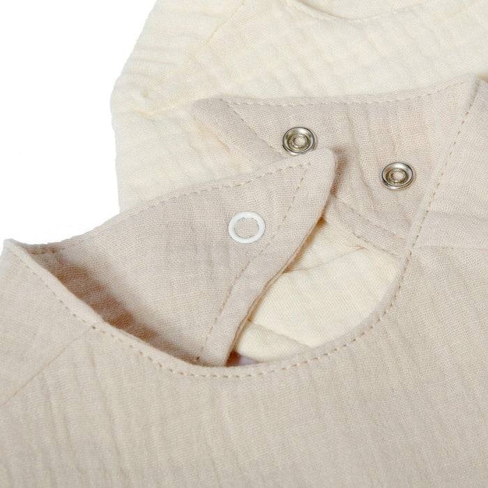 Nordic Coast Company Musselin Lätzchen-Set Sand & Natur Große Rabatte