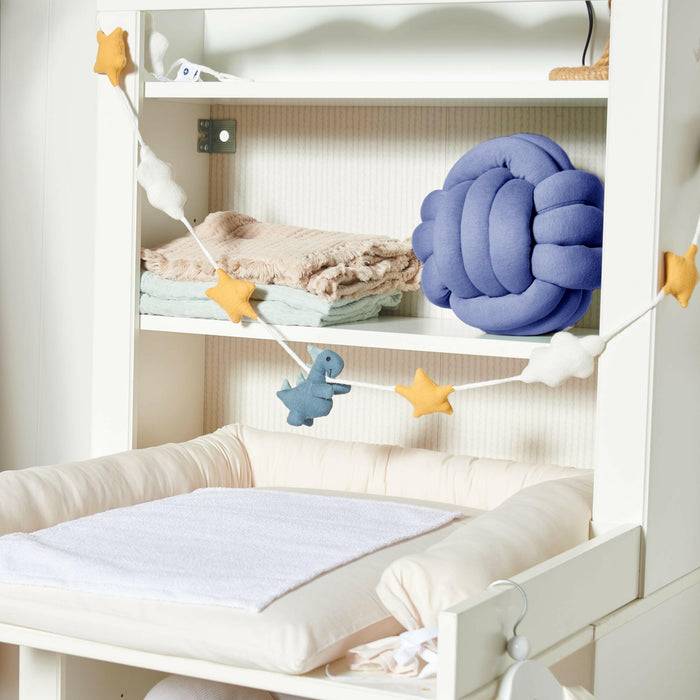 Nordic Coast Company Knotenkissen Jersey Blau Bis zu 55% Rabatt