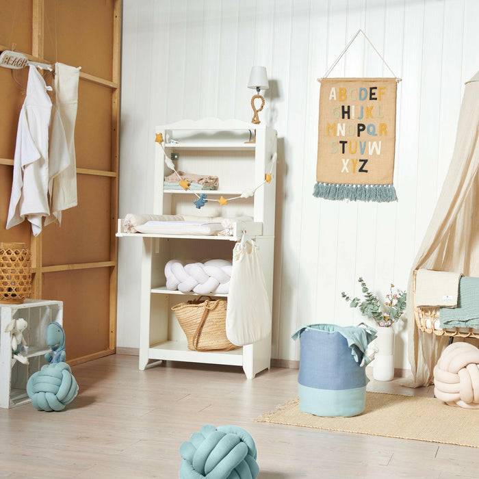 Nordic Coast Company Knotenkissen Jersey Mint Discount Store für neue Produkte