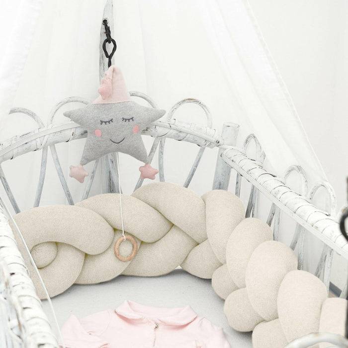 Nordic Coast Company Bettschlange geflochten Natur Strick XL Fabrik Onlineshop