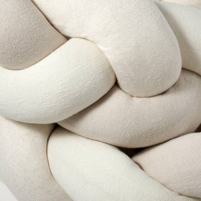 Nordic Coast Company Bettschlange geflochten Trio Beige Sand Natur XL 50% Rabatt für begrenzte Zeit