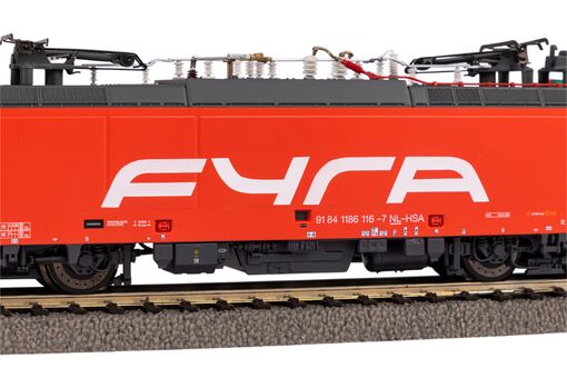 Piko Sound-E-Lok BR 186 FYRA V, inkl. PIKO Sound-Decoder Artikelnummer: 21625 Super Sparpreis