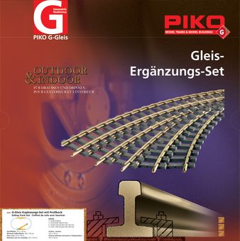 Piko G Gleis Ergänzungs-Set mit Prellbock Artikelnummer: 35301 Neuheiten