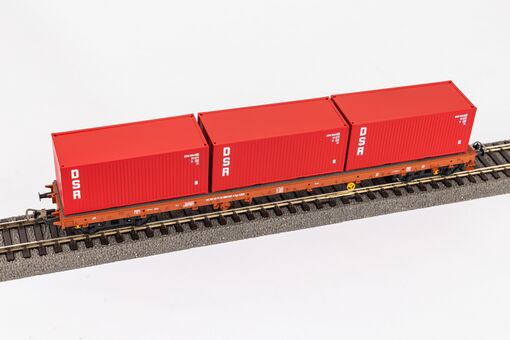 Piko Containertragwagen DSR Container DR IV Artikelnummer: 24500 Fabrikladen