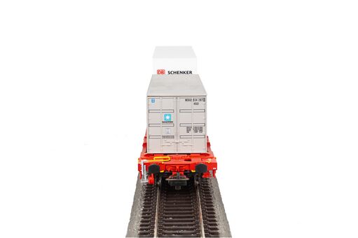 Piko Taschenwagen T3000e mit 1 PNO Trailer und 1 40' Container Maersk Artikelnummer: 24619 50% Rabatt mit kostenlosem Versand