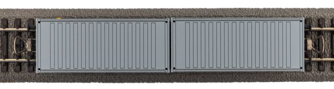 Piko Containertragwagen DR IV 2 x 20' Container "VEB PIKO" Artikelnummer: 27709 Outlet