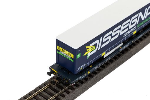 Piko Taschenwagen T3000e Cemat mit 2 "Dissegna" Trailern SBB VI Artikelnummer: 24600 Verkauf