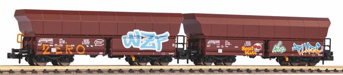 Piko N 2er Set Schüttgutwagen Falns mit Graffiti OnRail VI Artikelnummer: 40716 Weihnachtsangebot