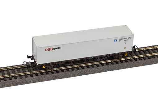 Piko Containertragwagen Lgjs DSB V beladen mit 40' Container DSB Artikelnummer: 27720 Neueste Mode