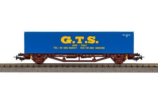 Piko Containertragwagen GTS FS V 1x40' Container Artikelnummer: 27700 Vierteljährliche Förderung