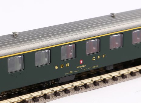 Piko N-Personenwagen EW I-Wagen "alte Schrift" 1. Klasse SBB IV Artikelnummer: 94380 Valentinstagsangebot