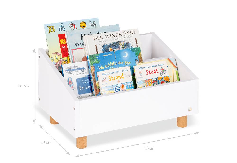 Pinolino Kinderbücherregal 'Ando', weiß Saisonschlussverkauf