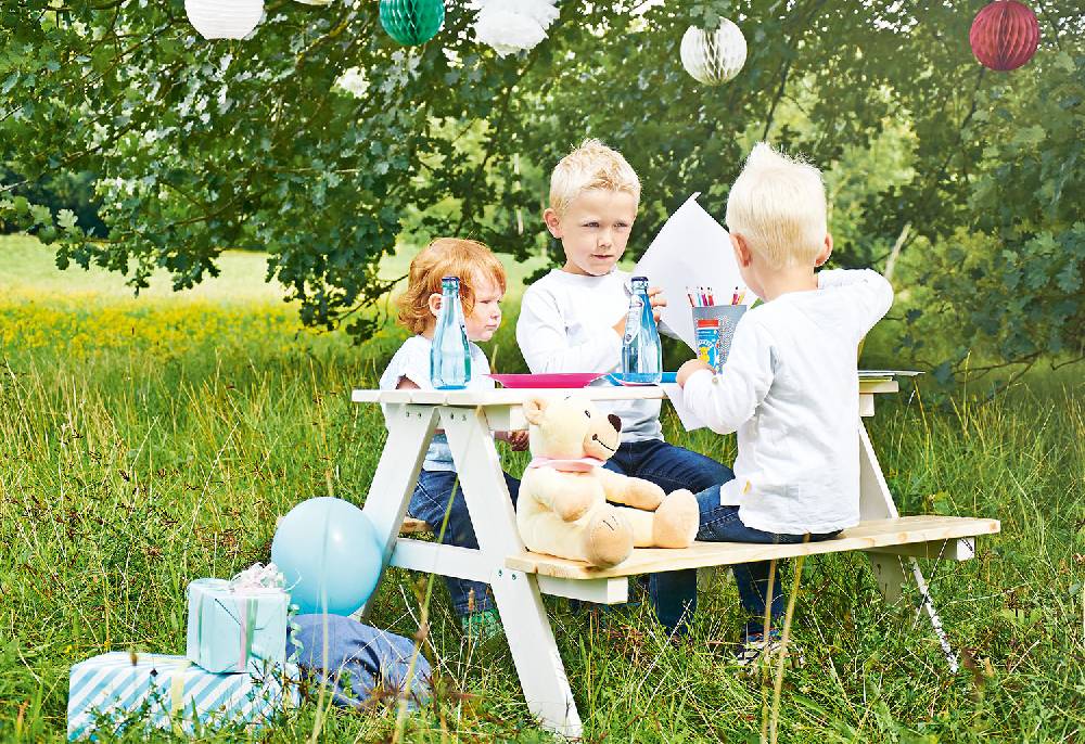Pinolino Kindersitzgarnitur 'Nicki für 4', weiß Schlussverkauf