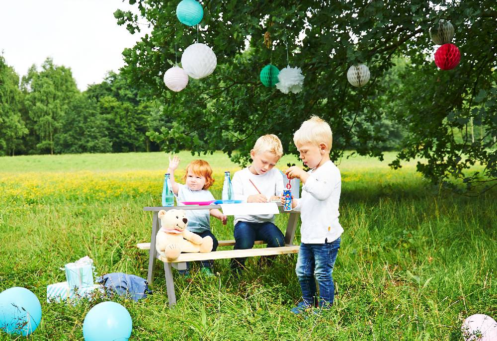 Pinolino Kindersitzgarnitur 'Nicki für 4', grau Günstiger Verkauf