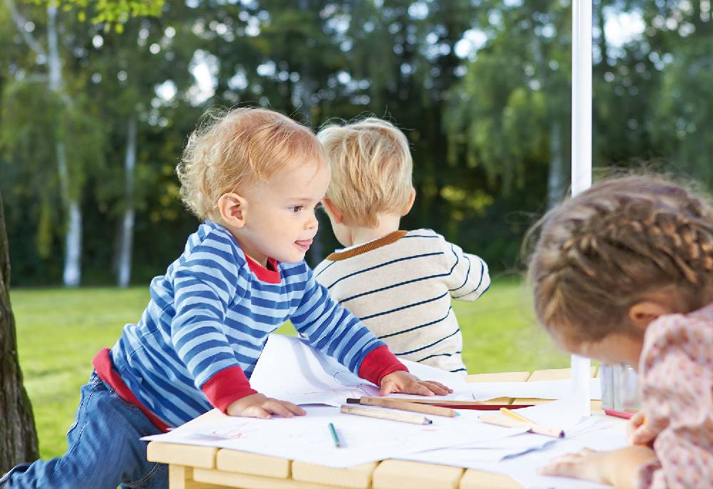 Pinolino Kindersitzgarnitur 'Nicki 6-Eck', natur Kostenloser Versand
