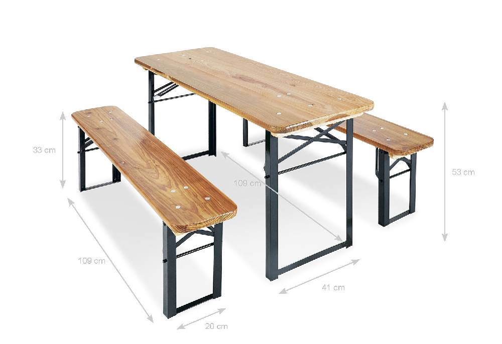 Pinolino Kinderfestzeltgarnitur 'Sepp', 3-tlg Fabrik Onlineshop