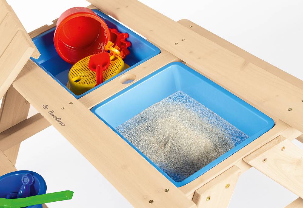 Pinolino Kindersitzgarnitur 'Matsch-Nicki für 4', natur Fabrikpreis