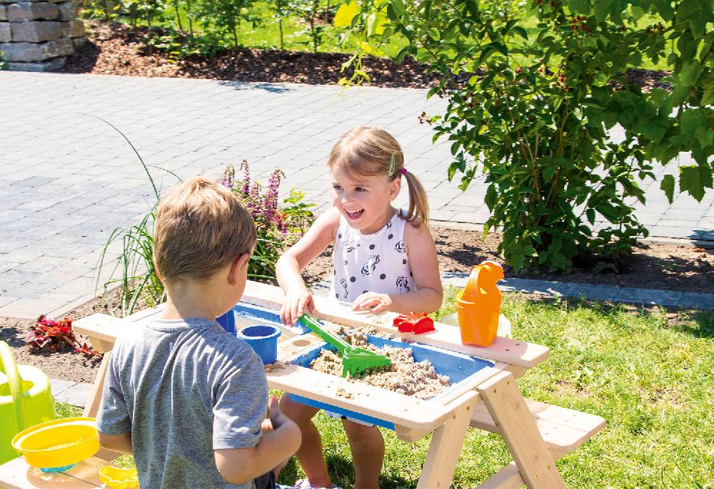Pinolino Kindersitzgarnitur 'Matsch-Nicki für 4', natur Fabrikpreis