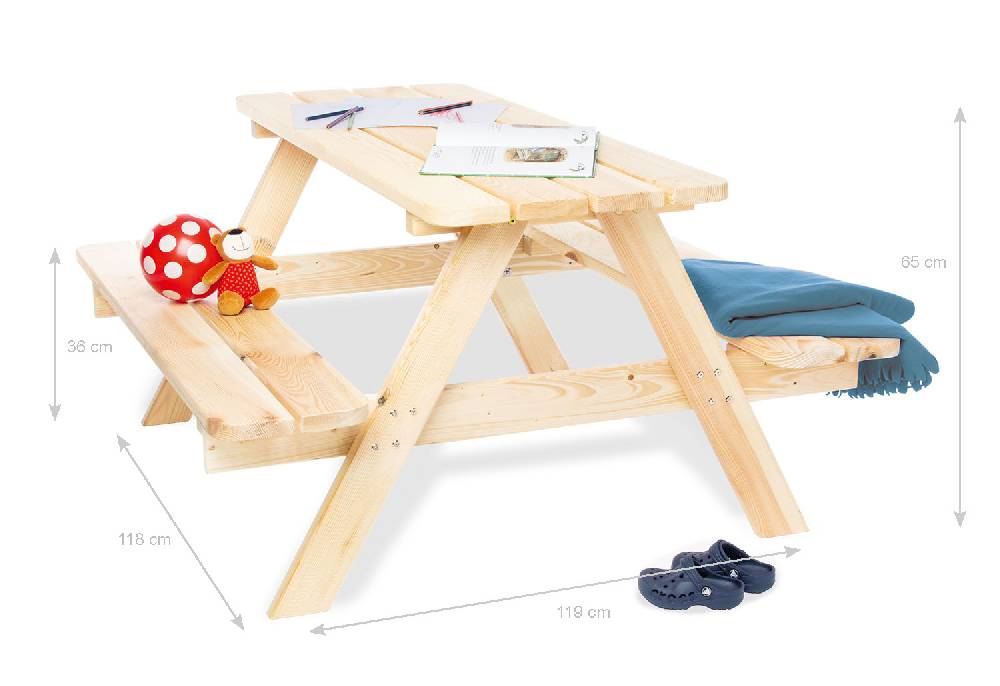 Pinolino Kindersitzgarnitur 'Nicki für 4 Maxi', natur Günstig kaufen