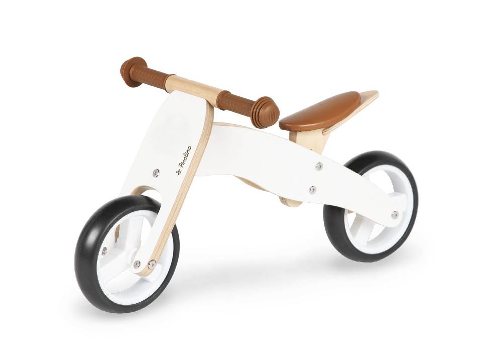 Pinolino Mini-Laufdreirad 'Charlie', weiß/natur Kauf eins, bekomm eins gratis