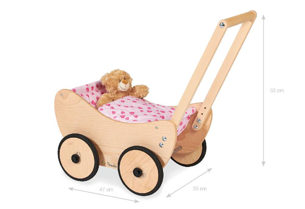 Pinolino Puppenwagen 'Trixi', natur, 2-tlg Speichern exportieren