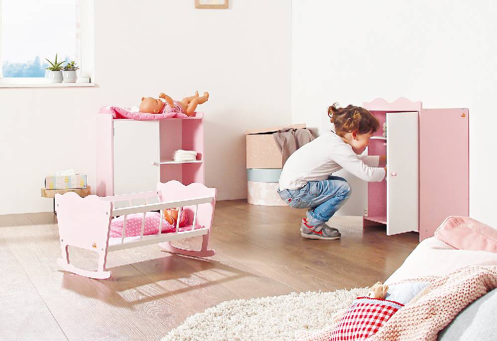 Pinolino Puppenschrank 'Jasmin', 4-tlg im Angebot