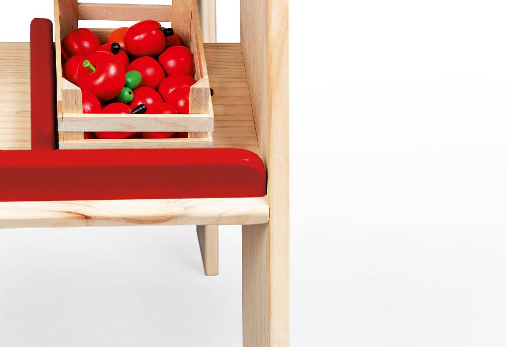 Pinolino Marktstand 'Lucy', rot Kostenloser Versand