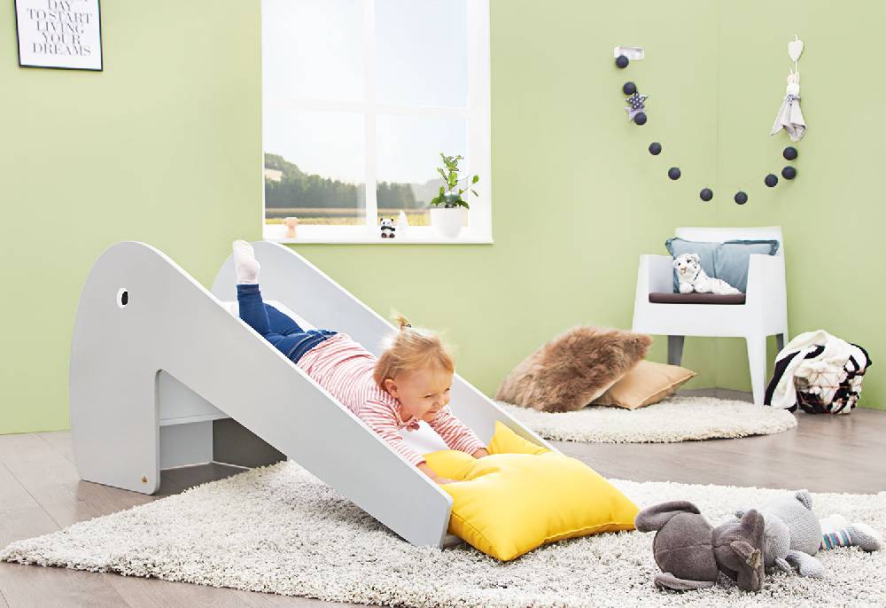 Pinolino Indoor-Rutsche 'Lotta', grau/weiß Preisnachlass