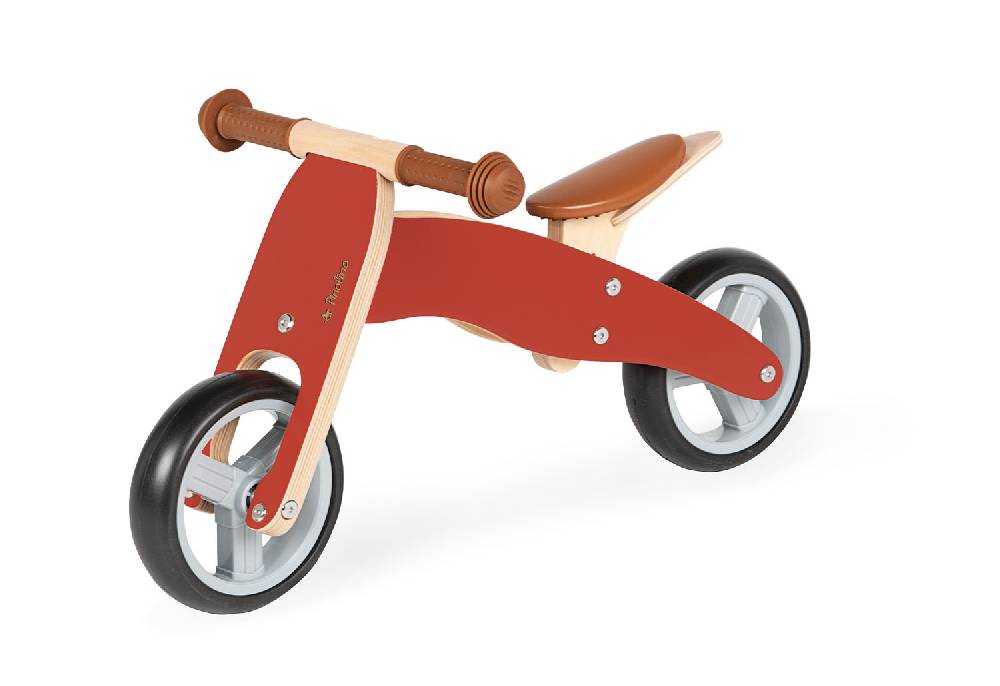 Pinolino Mini-Laufdreirad 'Charlie', rot/natur - Auslaufartikel Bis zu 60% Rabatt