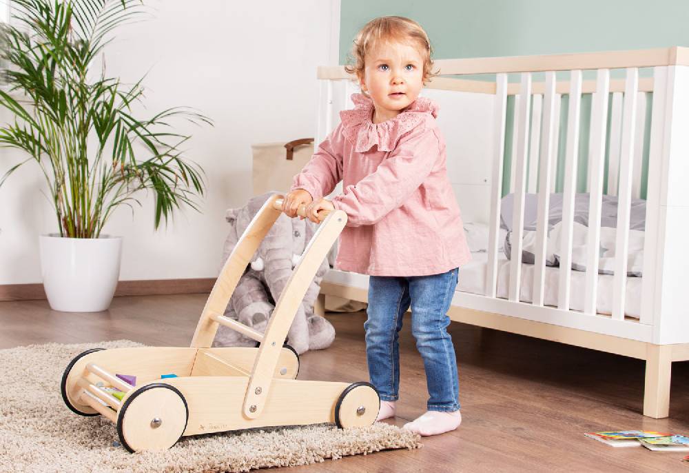 Pinolino Lauflernwagen 'Uli', natur - Auslaufartikel Outlet