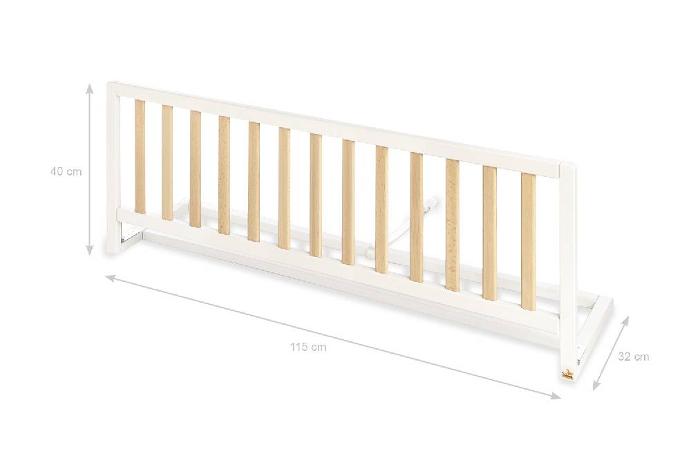 Pinolino Bettschutzgitter 'Comfort', weiß/natur - Schnäppchenartikel Online Shopping