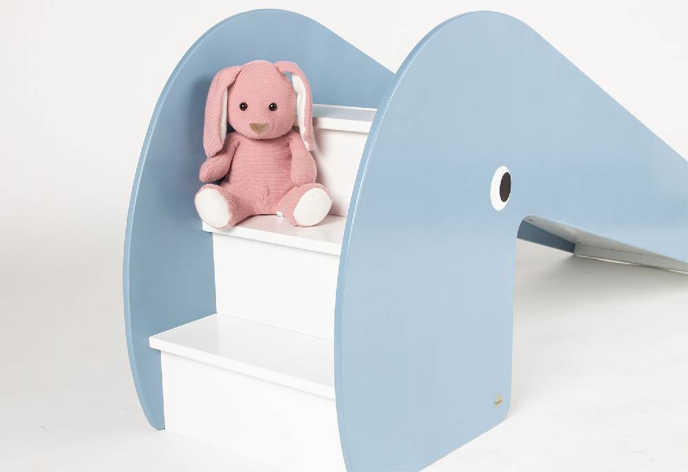 Pinolino Indoor-Rutsche 'Lotta', blau/weiß - Auslaufartikel Riesige Ersparnisse