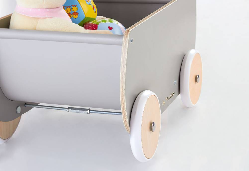 Pinolino Puppenwagen 'Mette', grau - Auslaufartikel Bis zu 50% Rabatt