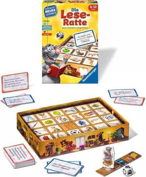Ravensberger Matratzen Die Lese-Ratte - Kinderspiel ab 6 Jahren Weihnachtsangebot