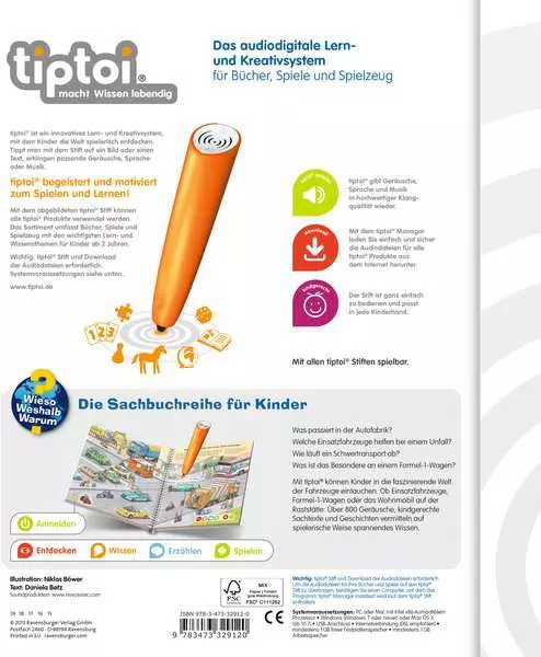 Ravensberger Matratzen tiptoi® Wieso? Weshalb? Warum? Die Welt der Fahrzeuge Muttertagsangebot