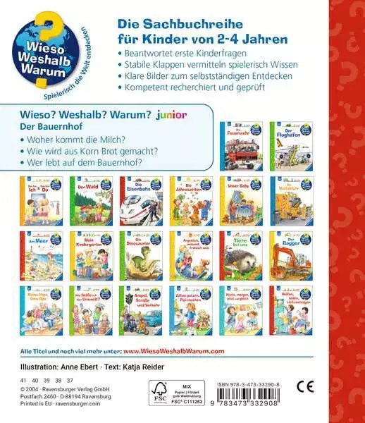 Ravensberger Matratzen Ravensburger Wieso? Weshalb? Warum? junior, Band 1: Der Bauernhof Vatertagsangebot