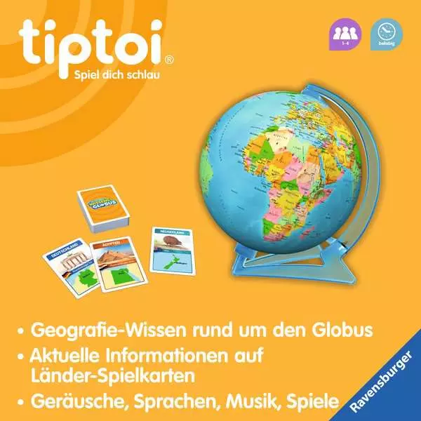 Ravensberger Matratzen tiptoi® Der interaktive Wissens-Globus Lagerräumung