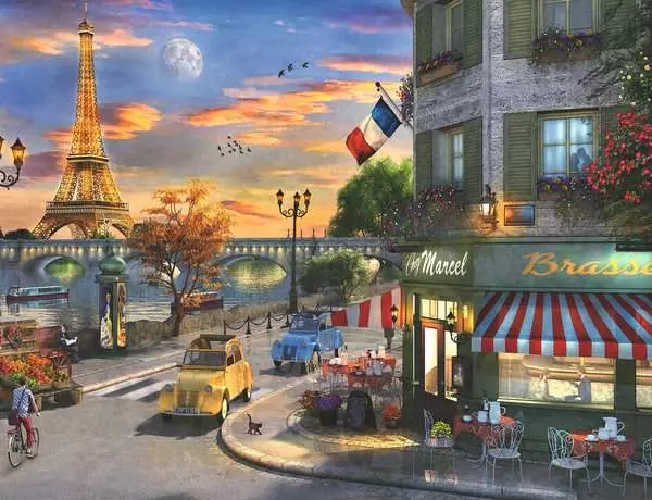Ravensberger Matratzen Puzzle 2000 Teile - Romantische Abendstunde in Paris Große Rabatte