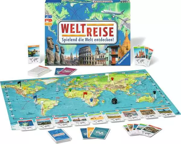 Ravensberger Matratzen Weltreise - Spiel ab 8 Jahren Kauf eins, bekomm eins gratis